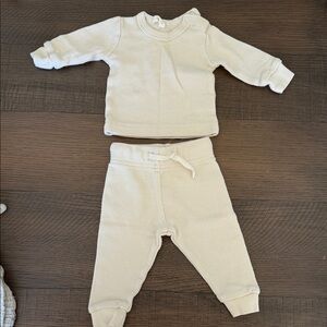 Quincy Mae Cozy Cream Kids Waffle Set